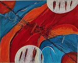 Nr. 43 / 50 x 40 cm, Keilrahmen / bestellt 28.9.25, Los 4